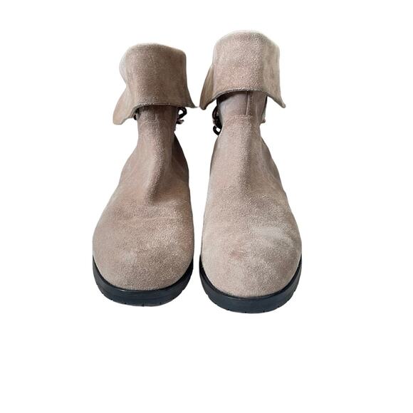 Marc Jacobs Tan Suede Chunky Chain Lug Sole Boots 37.5 - Picture 9 of 15